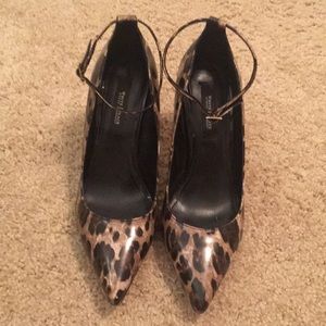 Leopard print heels